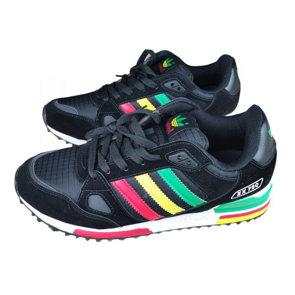 ZX750 Red Yellow Green shoe kasut